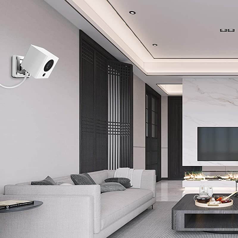 Silicone Skin for Wyze Cam Wyze Cam V2 - Come with Quick Wall Mount Bracket - Anti-Scratch Protective Cover - Extra Protect Wyze Camera (3 Pack, Black)