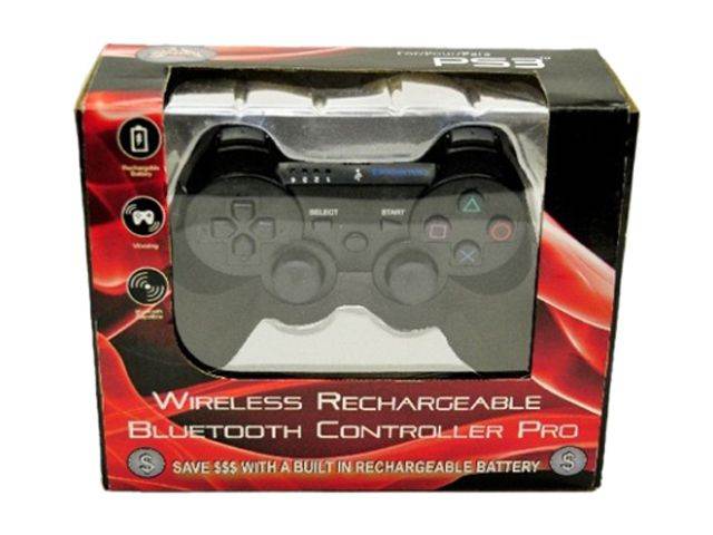CHENGDAO PS3 Controller 2 Pack Wireless Dual Shock Gamepad for Sony Playstation 3 with Charging Cord (Black + red )
