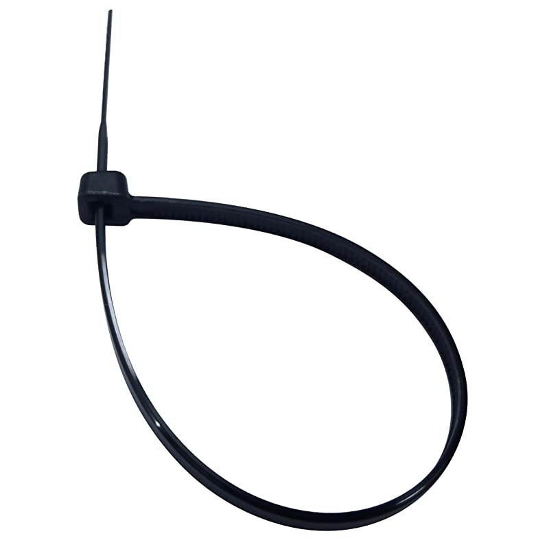 Cable Ties 6 Inch 40 Lb Standard Duty Zip Ties 1000 Pieces UV Black UL Listed Contractor Quality Industrial Strength
