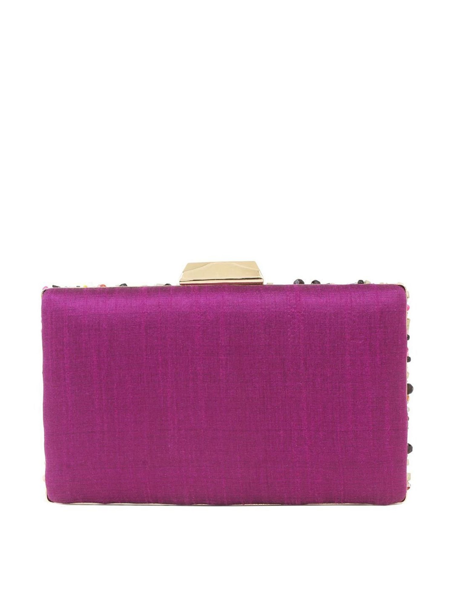 Spice Art Purple Clutch