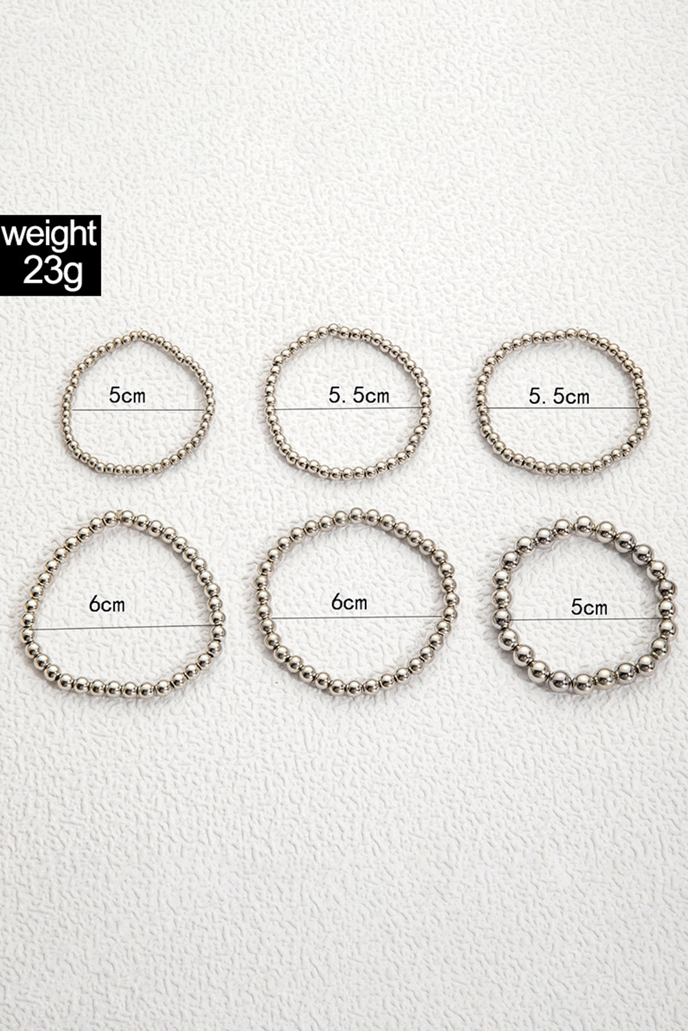 Fiery Red Beaded XOXO Heart Valentine Bracelet Set