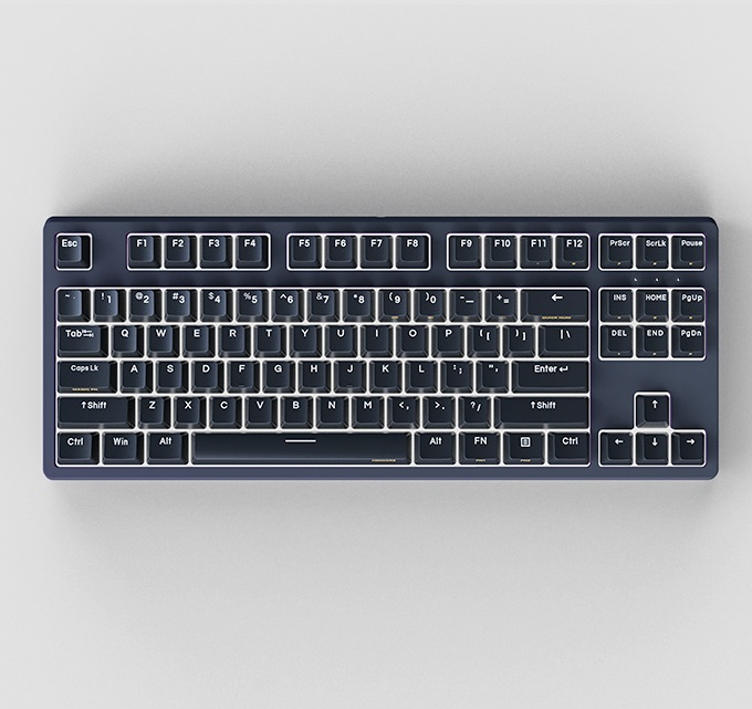 Anne Pro 2 60% Mechanical Keyboard Wired/Wireless Dual Mode Full RGB Double Shot PBT - Brown Switch