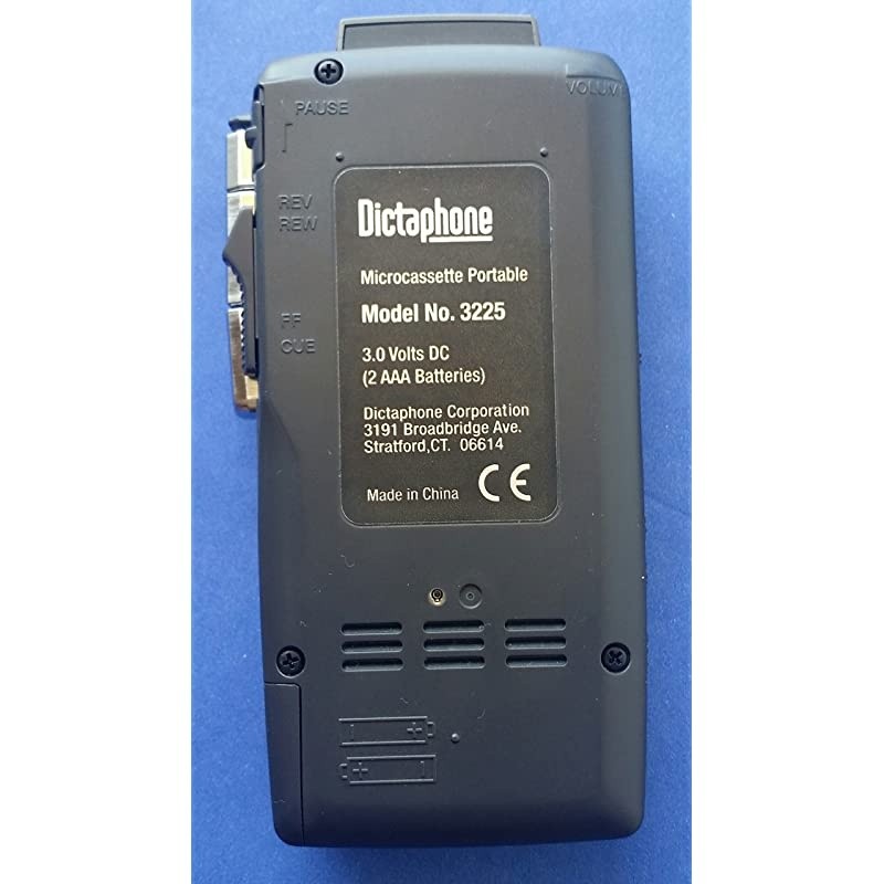 3225 Portable Microcassette Recorder