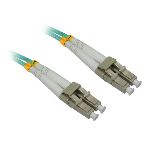 4xem 4XFIBERLCLC1M 1 meter/ 3.3 Ft Multimode LC To LC 50/125 Duplex Fiber Optic Patch Cable