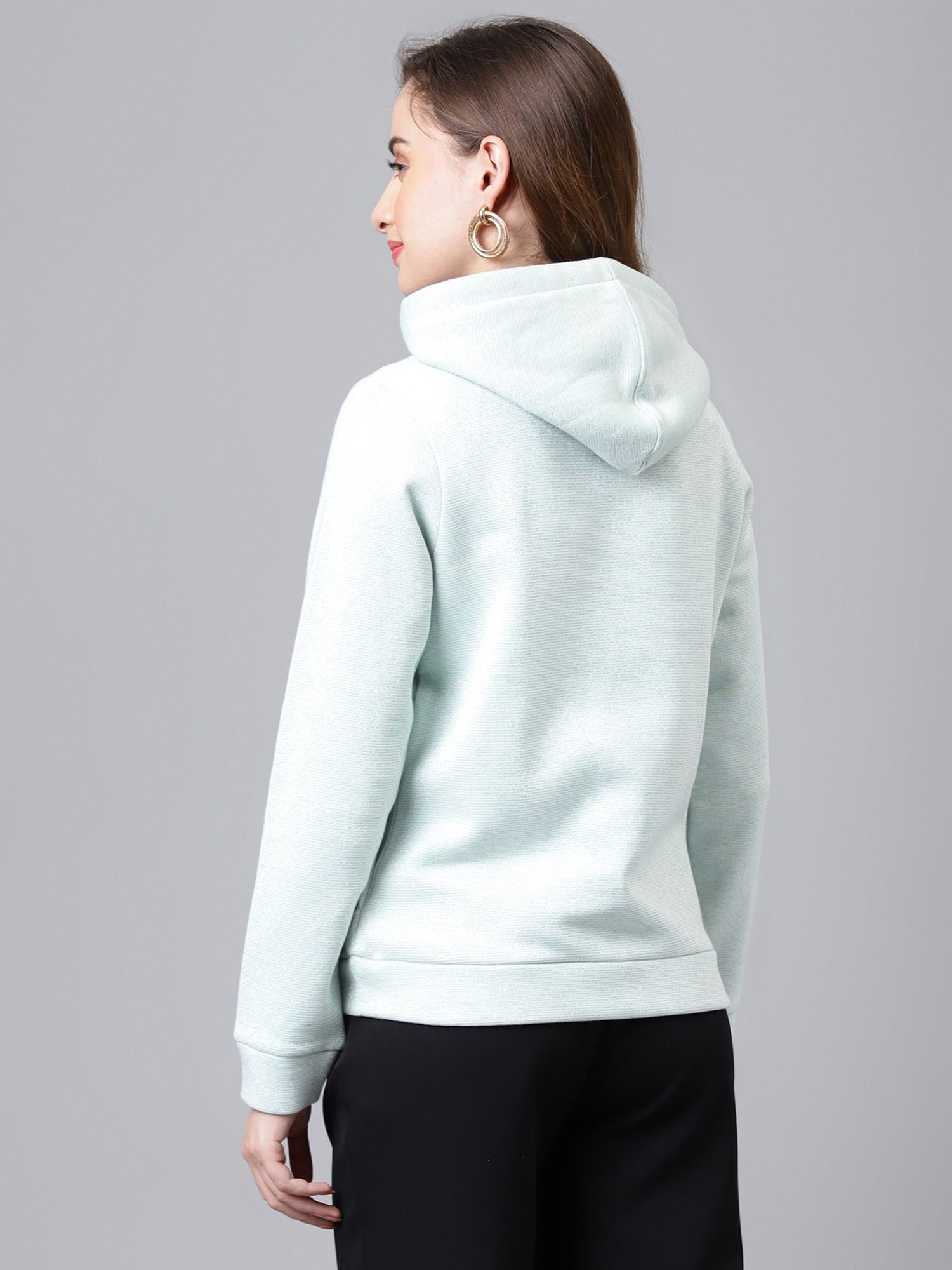 Latin Quarters Green Graphic Print Hoodie