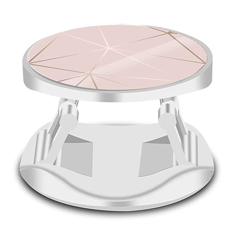 Mounts and Stands Expanding Stand Grip Mount Socket for Smartphones iPhone and Tablets Pink Golden Lines