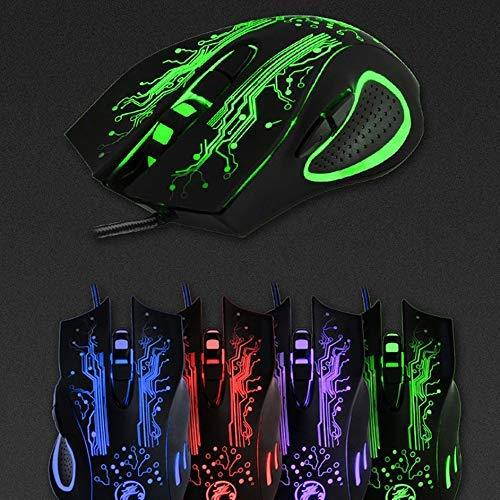 EVESKY X9 Wired Gaming Mouse USB Optical Computer Mouse 6 Buttons Gamer Mouse