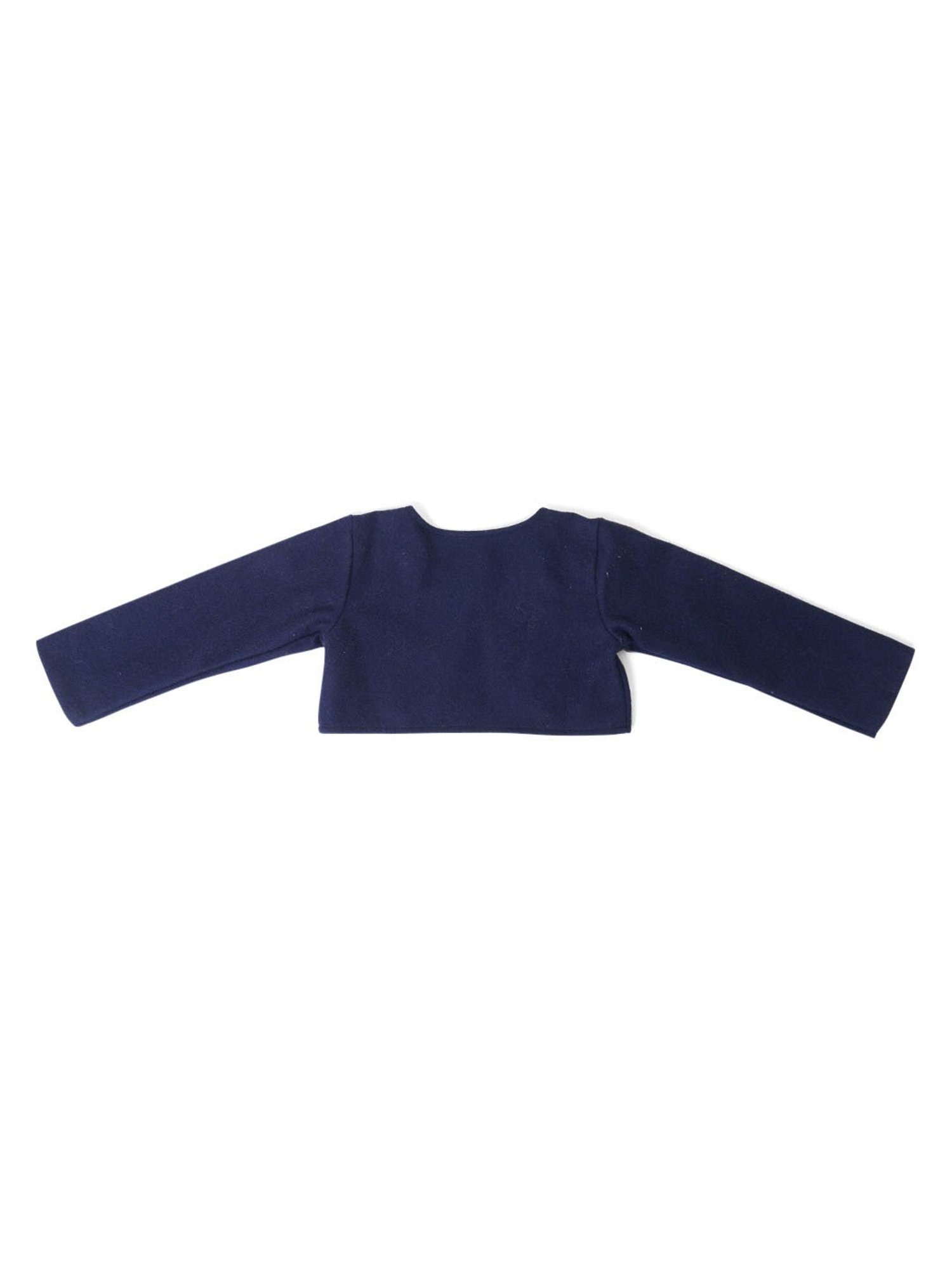 A Little Fable Kids Navy Applique Full Sleeves Shurg