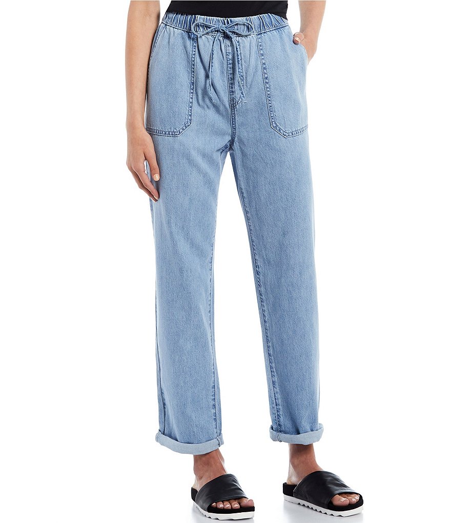 June & Hudson Paperbag Waist Belted Trouser Pants