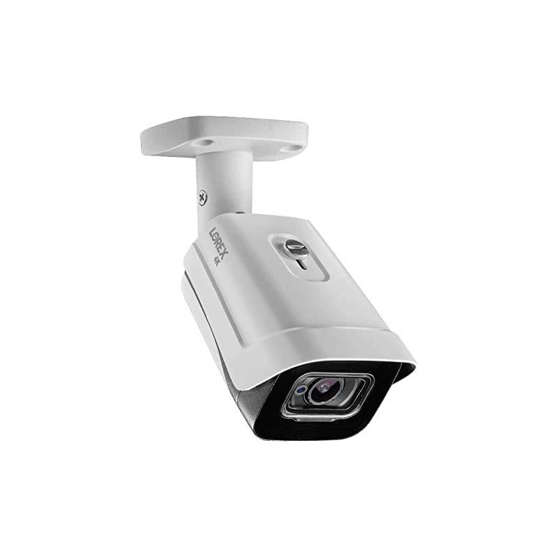 C861MB IndoorOutdoor 4K Ultra HD Analog Metal Security Bullet Camera 28mm 135ft IR Night Vision Color Night Vision Audio Works with D841D841B DV900 LHV5100W Series White