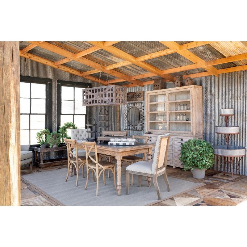 Park Hill Collection Metal Milk Can Table