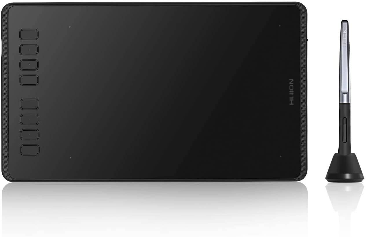 Huion Inspiroy H950P Graphics Drawing Tablet with Tilt Response Battery-Free Stylus and 8192 Pen Pressure