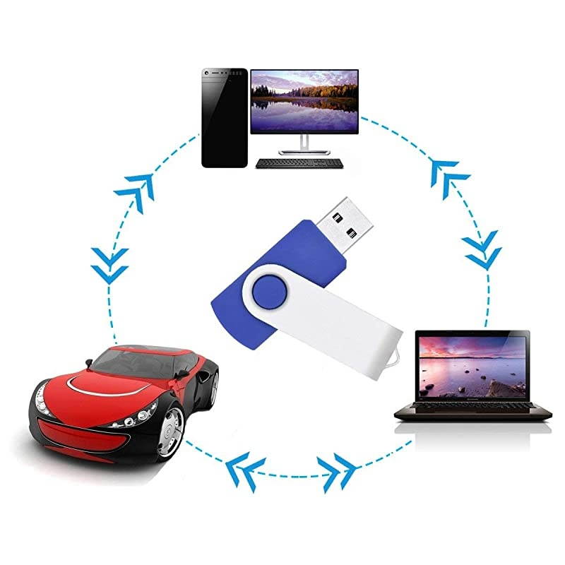 16GB Flash Drive, USB Flash Drive Bulk 16GB  Bulk Memory Stick 16 GB Multipack Thumb Drives 10 Pack Swivel 16gb Gig Stick USB2.0 Pen Drive for Data Photography Storage, Mixed Colors