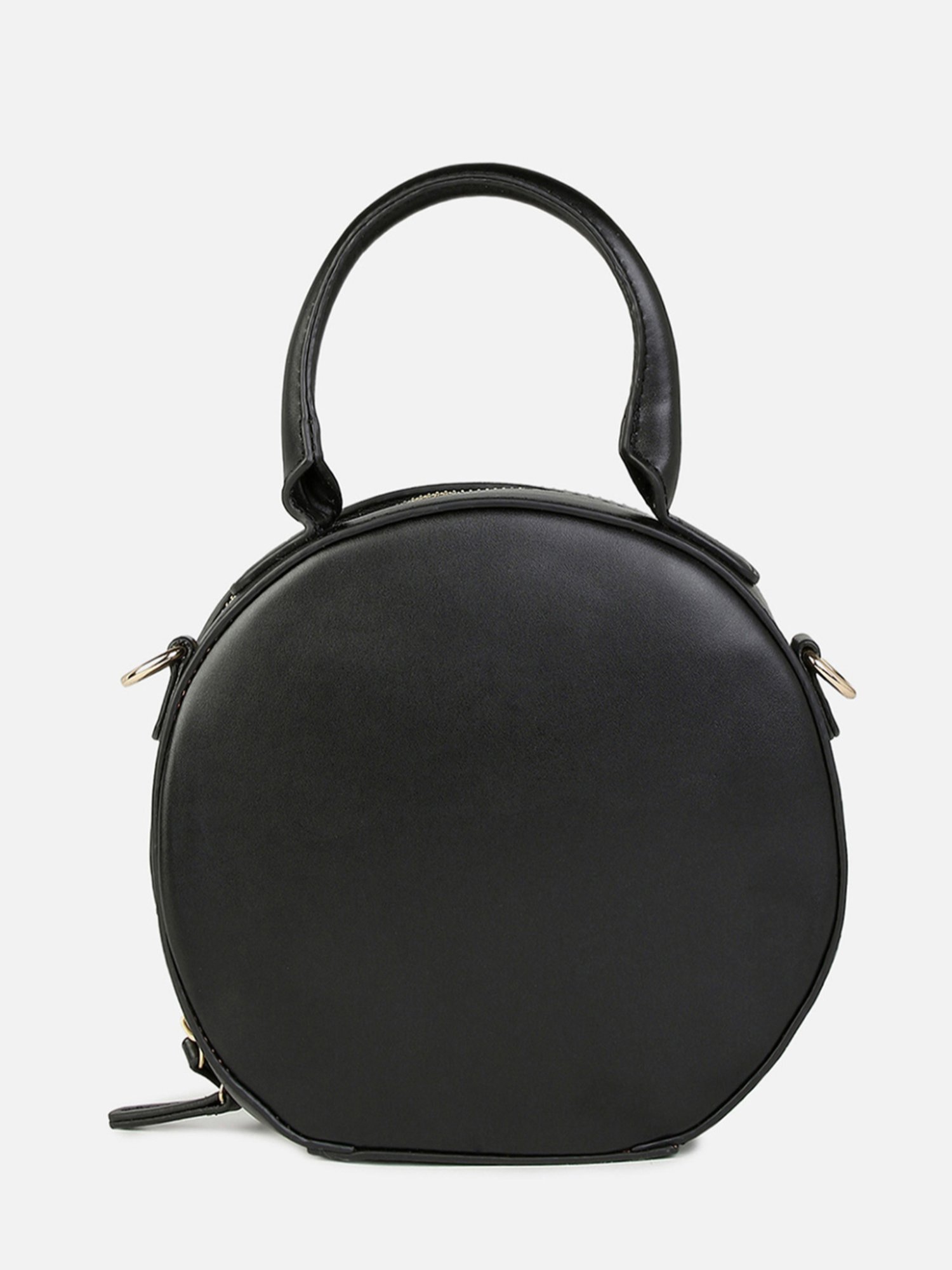 HauteSauce Black Medium Handheld Handbag