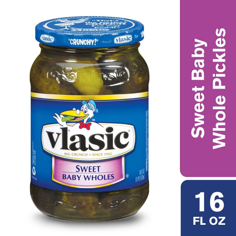 Vlasic Midgets Sweet Pickles - 16oz