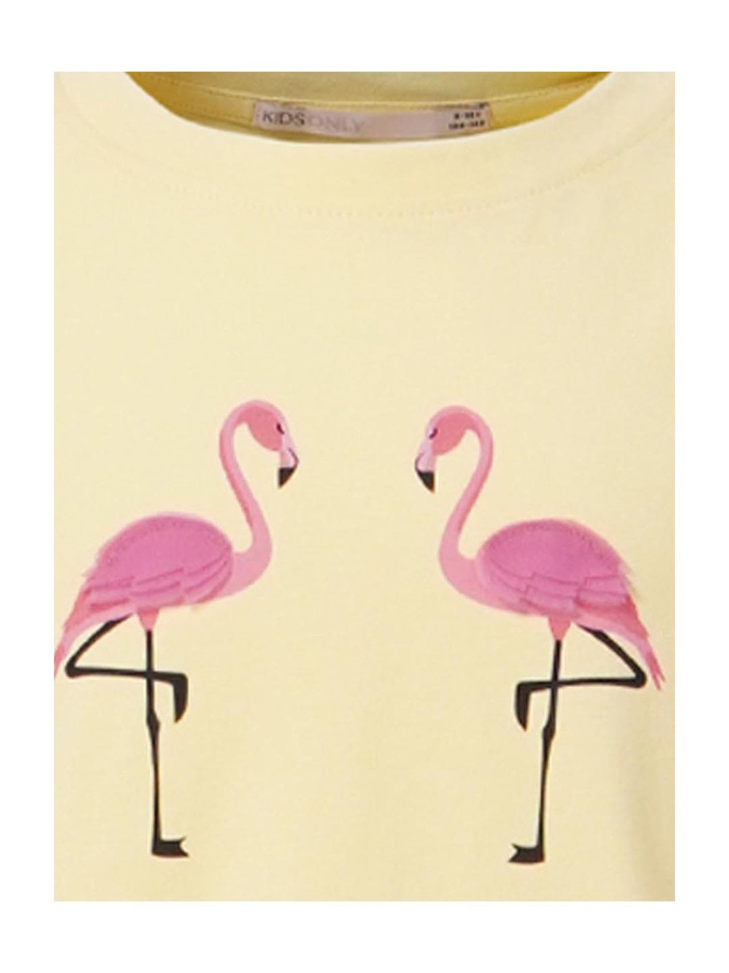 KIDS ONLY Yellow Printed T-Shirt