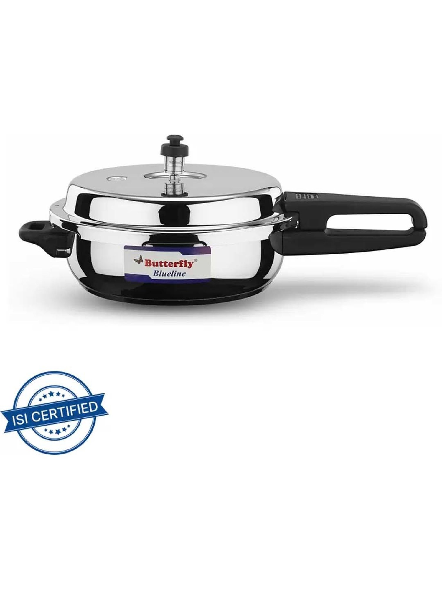 Butterfly Black Stainless Steel Blueline Pressure Cooker (3.5 L)