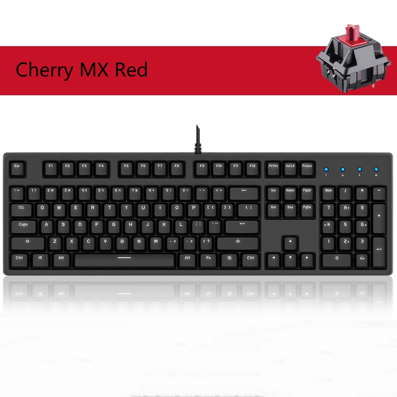 Royal Kludge RK987  N-key Rollover Ergonomic Design,Cool Exterior USB Wired PBT Keycaps White Backlit Keyboard for Gaming and Office - Black( RK Black Switch)