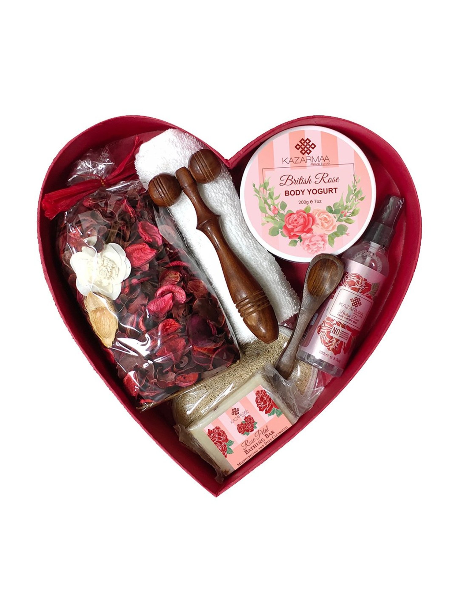 Kazarmaa Romantic Rose Heart Gift Set