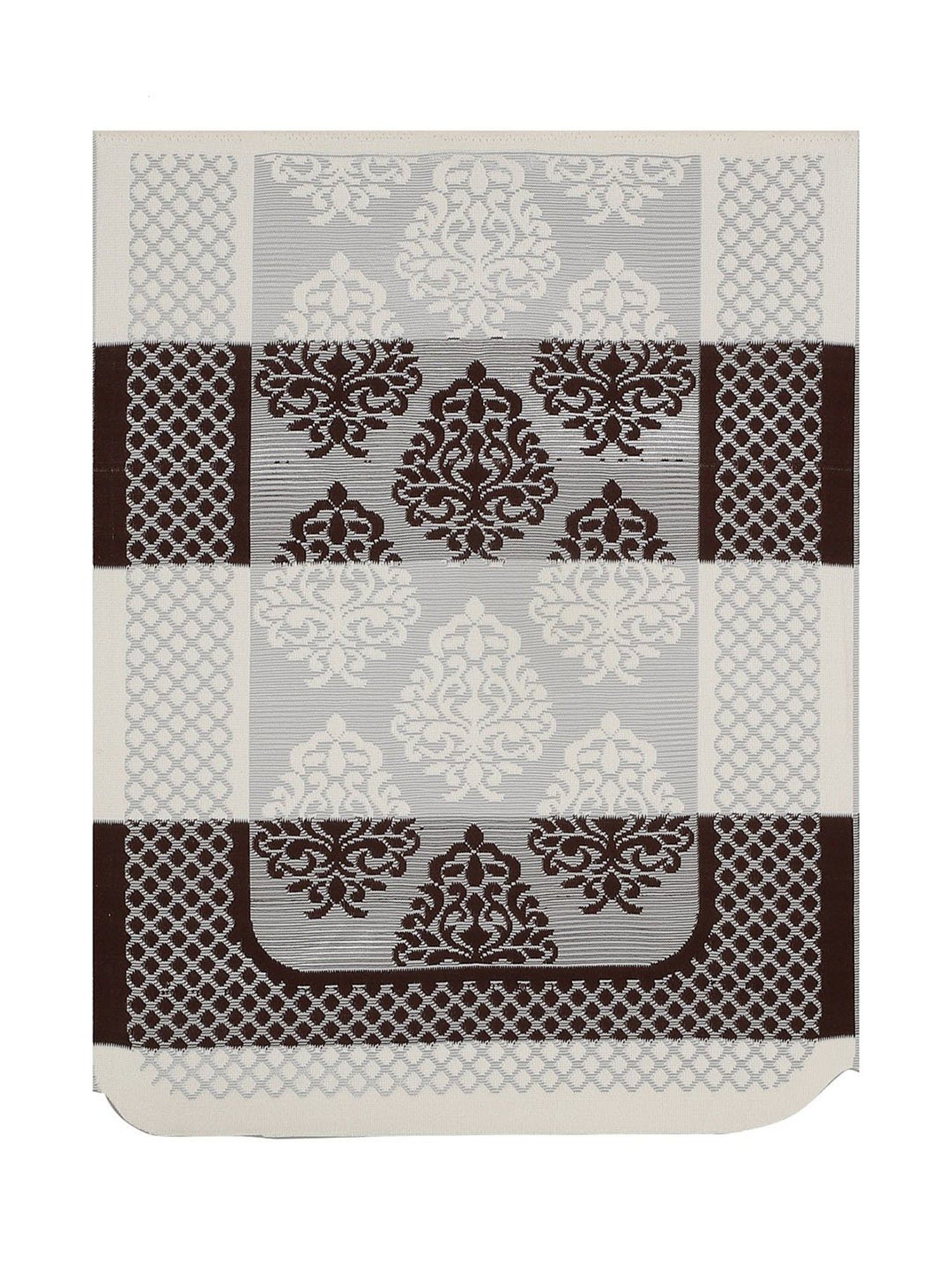 Romee Brown Polyester Printed Sofa Covers