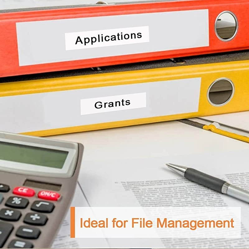 Compatible Label Tape Replacement for Brother TZe Tape 12mm 047 Laminated White TZe 231 P Touch Label Tape for Brother PTouch PTD210 PTH110 PTD600 PTD400AD Label Maker 5 Pack