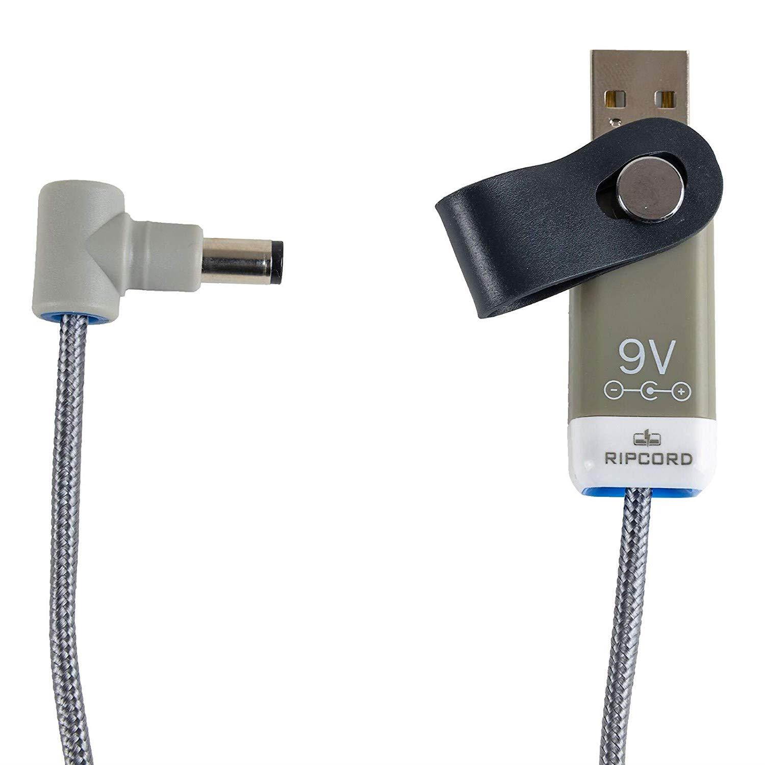myVolts Ripcord - USB to 9V DC Power Cable Compatible with The Alesis DM6 USB Digital Drums