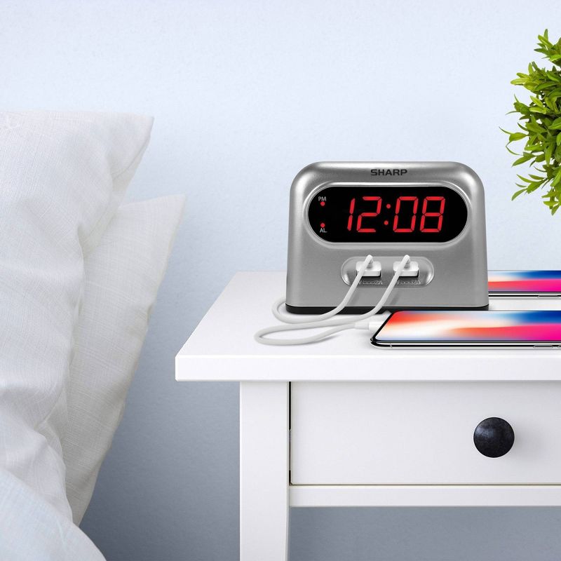 iHome Qi Charging Bluetooth Alarm Clock