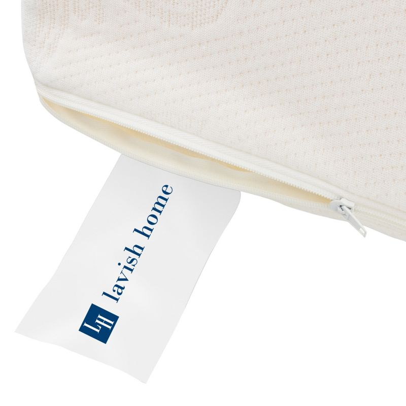 Yorkshire Home Standard Wedge Memory Foam Support Pillow White