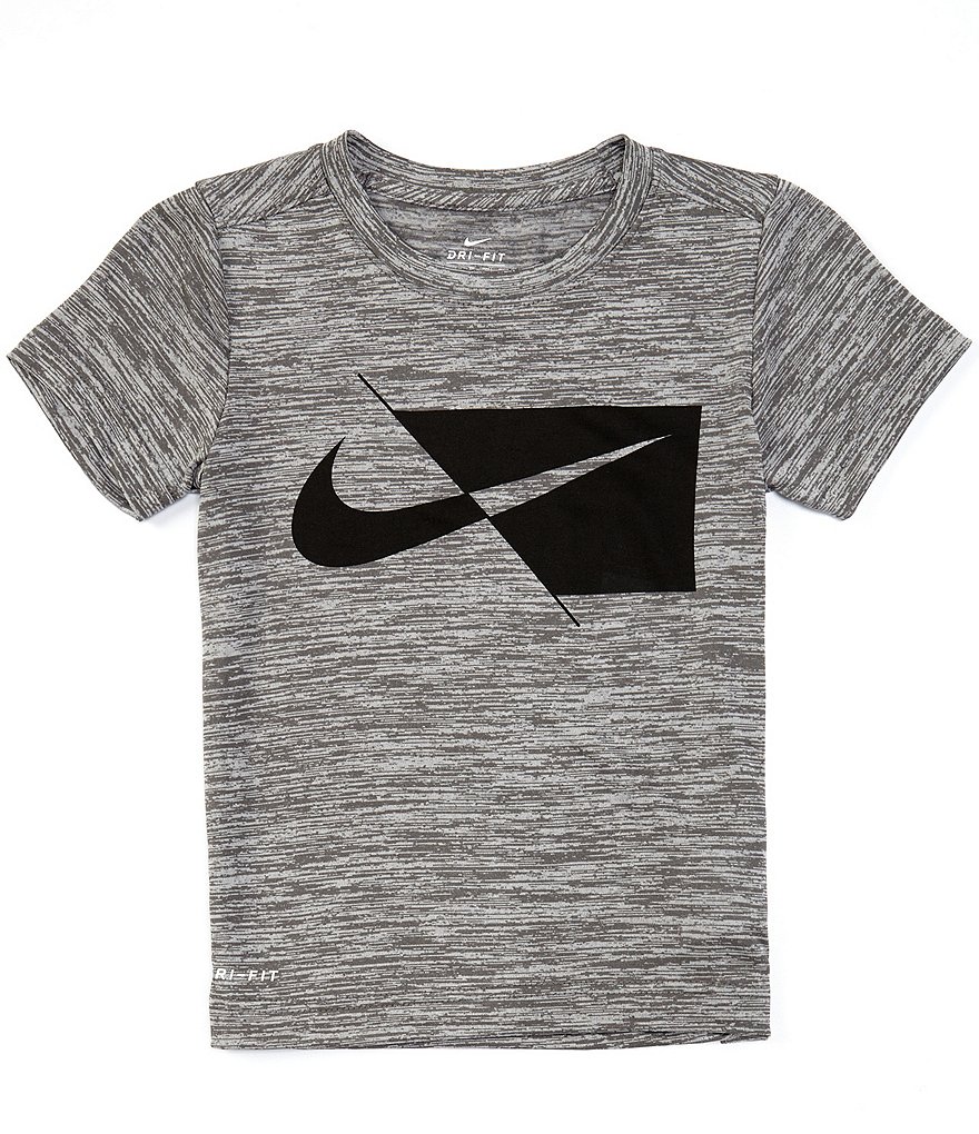 Nike Little Boys 2T-7 Short-Sleeve Split Logo Dri-FIT Tee