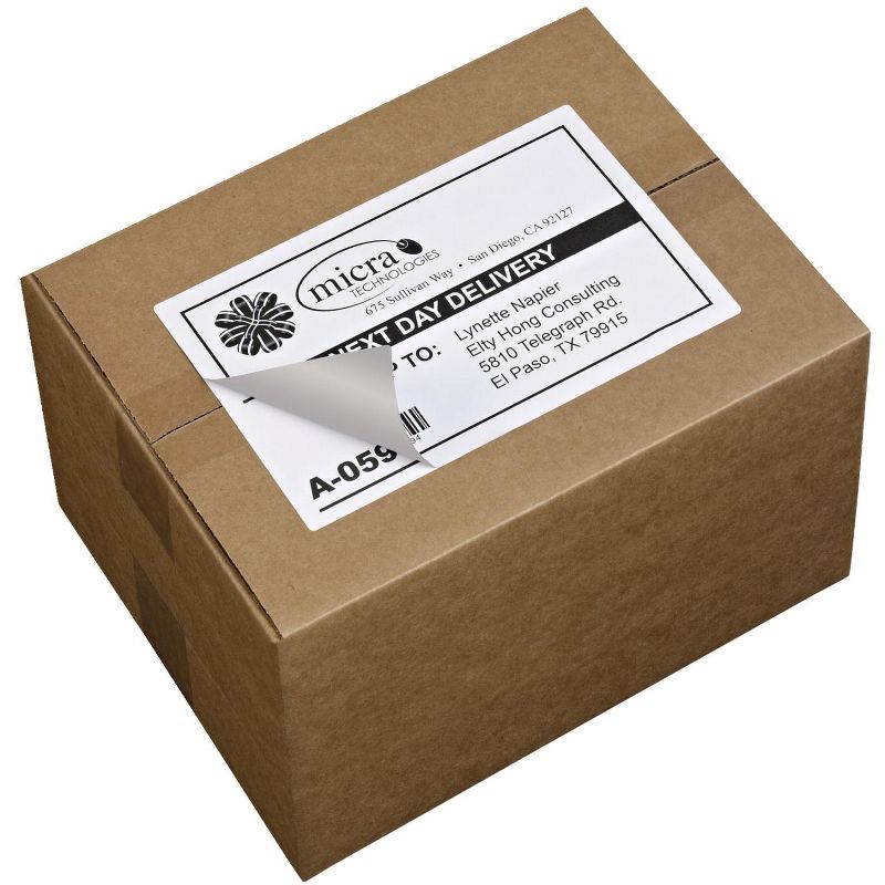 Avery 5126 Internet Shipping Labels with TrueBlock, 5-1/2 x 8-1/2 Inches, Box of 200