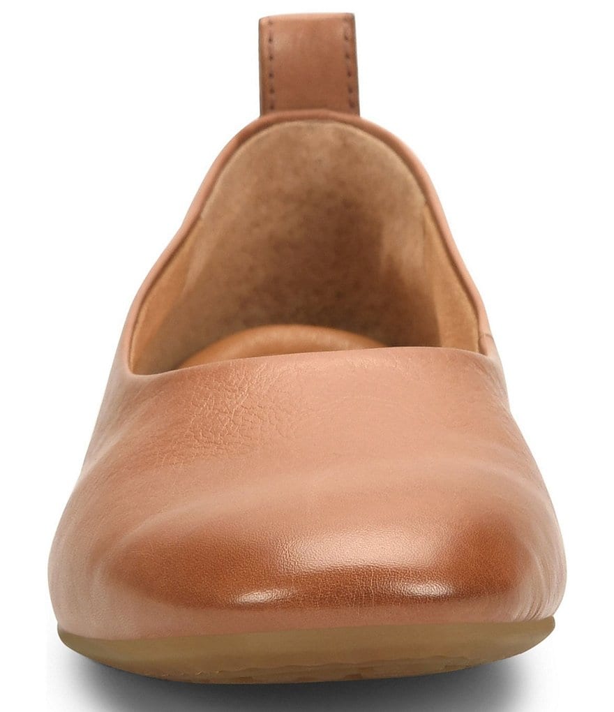 Born Beca Leather Slip-On Flats