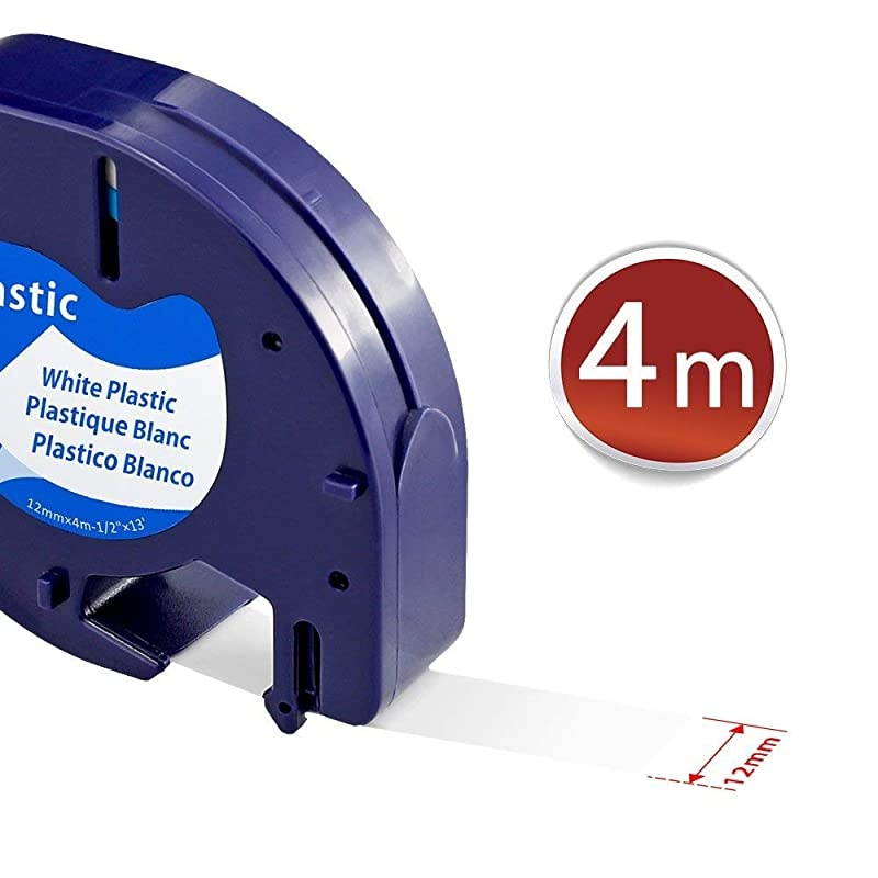 Compatible Label Tape Replacement for Brother Label Maker Tape TZe-251 TZe-151 TZe-451 TZe-651 24mm TZe Tape for P-Touch PT-D600 PT-P700 PTP750W PT2730 ( Clear, White, Yellow, Red, 4-Pack )