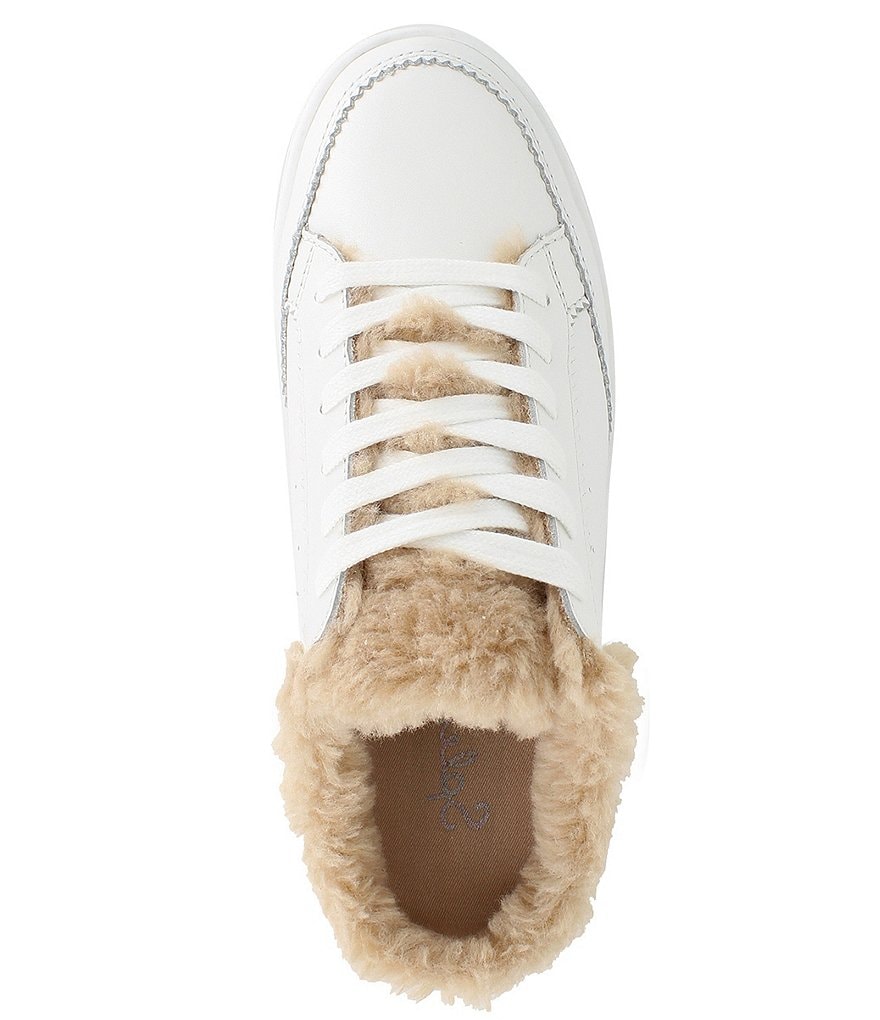 Splendid Frieda Leather Faux Fur Shearling Lined Sneaker Mules