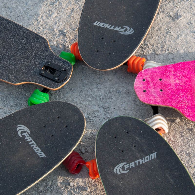 Shark Wheel California Roll 60mm 78A Wheels, Red + Shiver Abec 7 Bearings