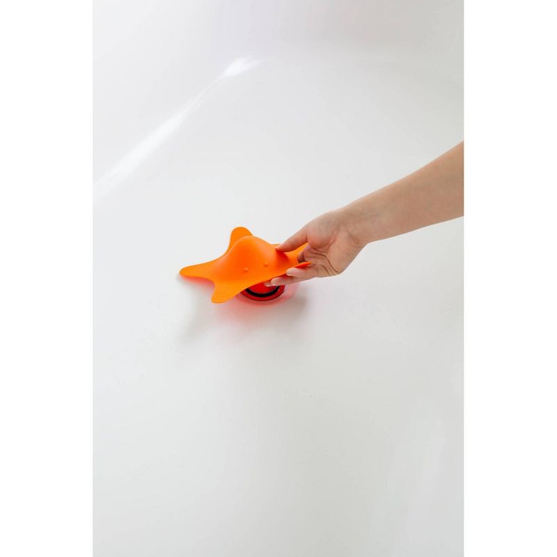 Boon Star Drain Cover Bath Toy - Orange