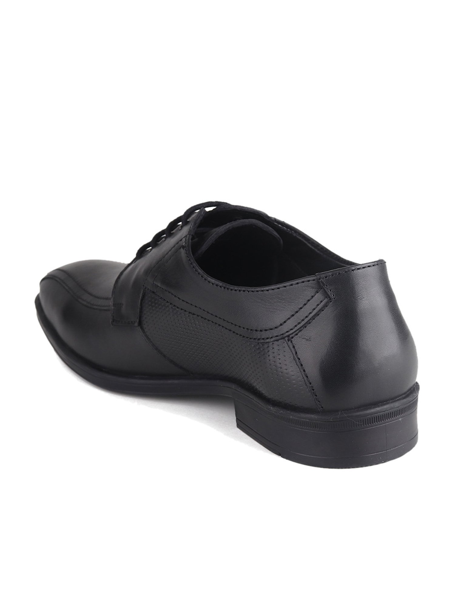 Red Chief Men's Black Derby Shoes