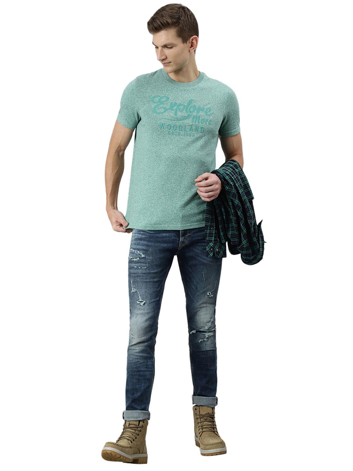 Woodland Blue Lightly Washed Jeans