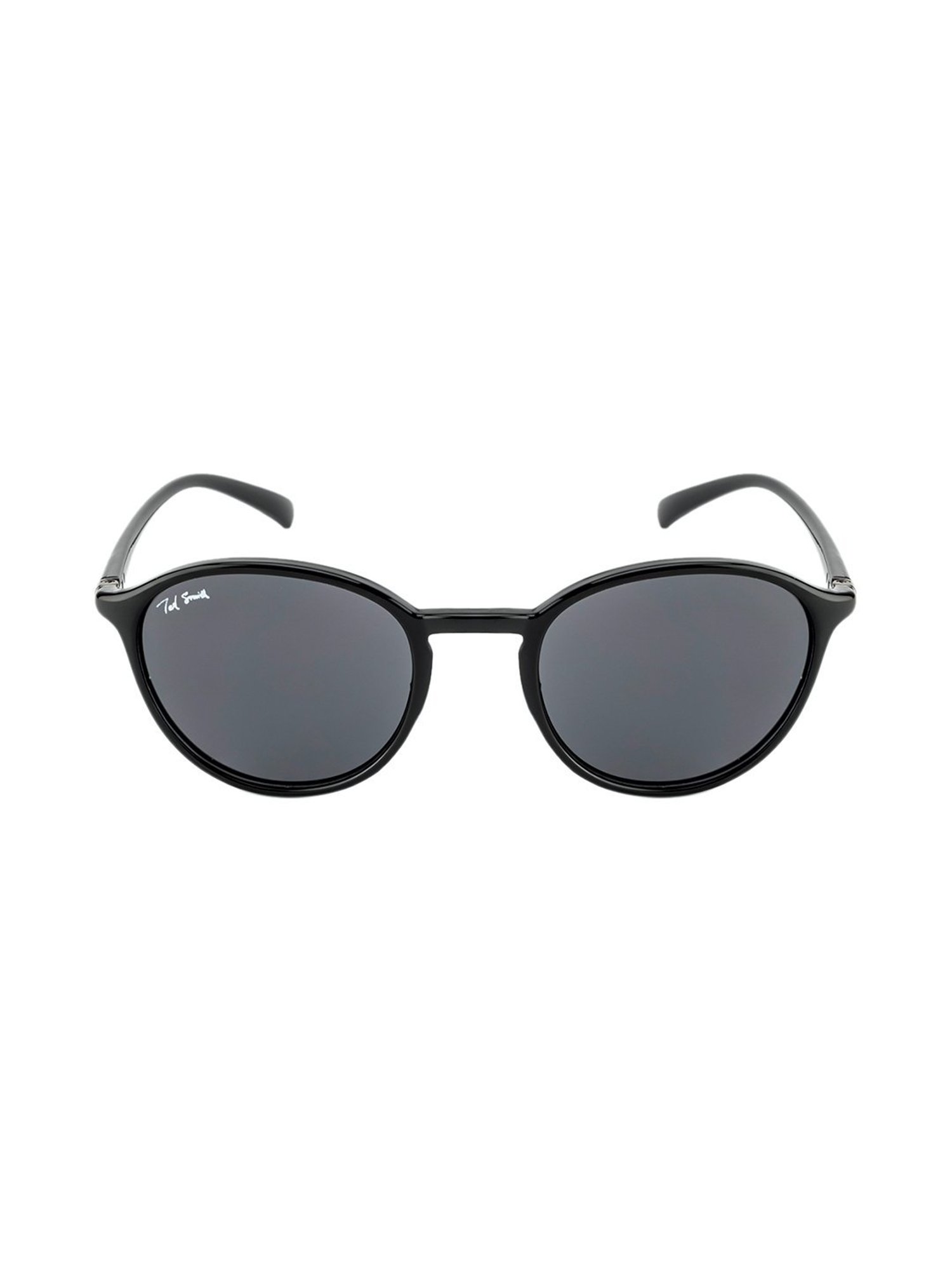Ted Smith Grey Round UV Protection Unisex Sunglasses