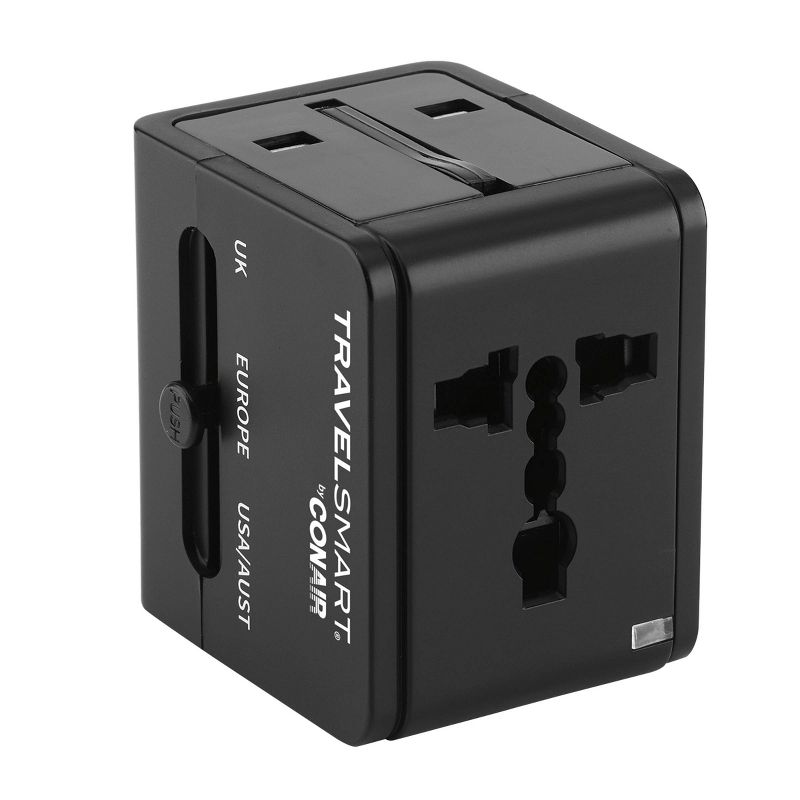 Travel Smart by Conair All-in-One Adapter - Black