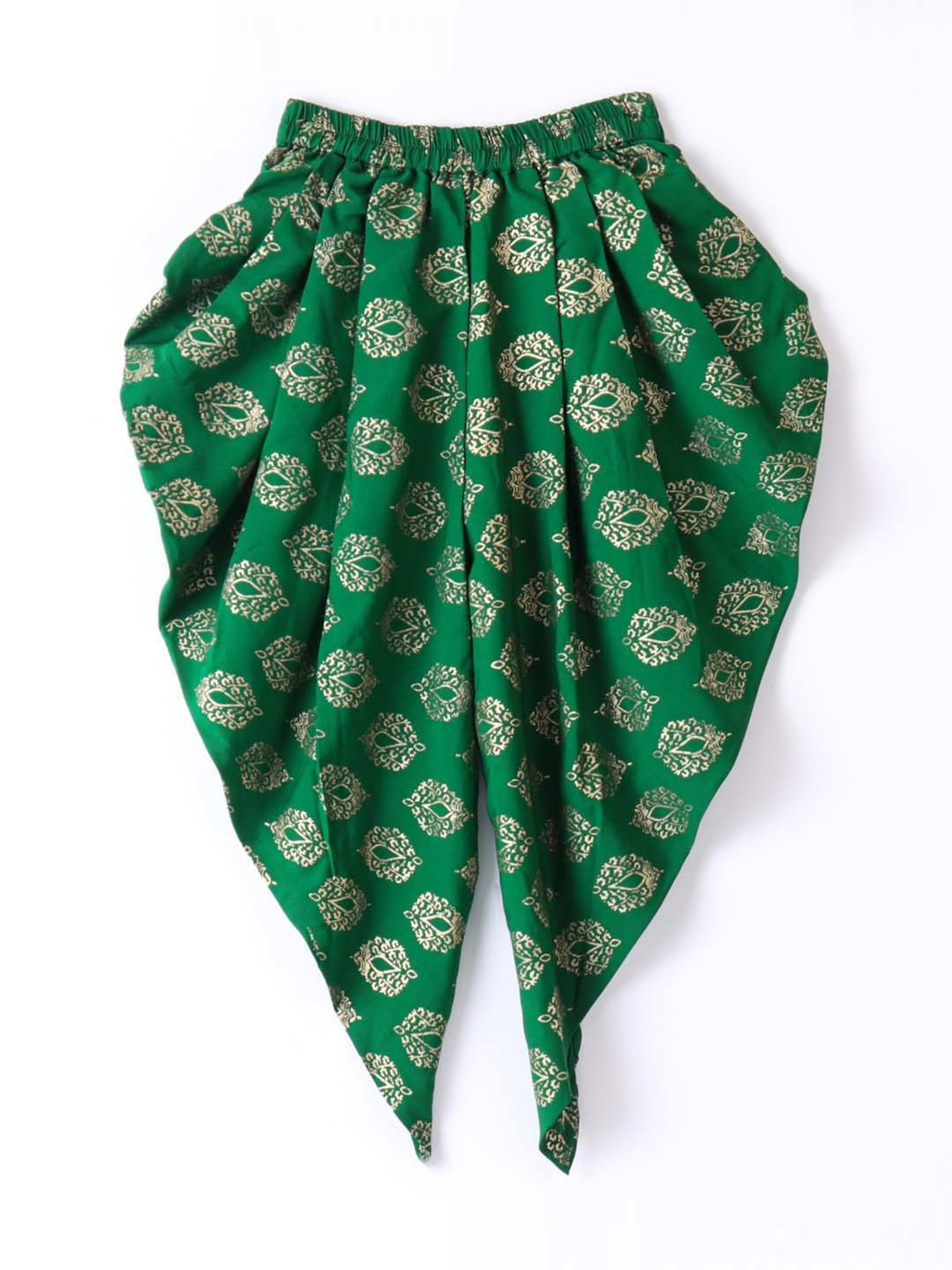 TWISHA Kids Pink & Green Embroidered Top Set