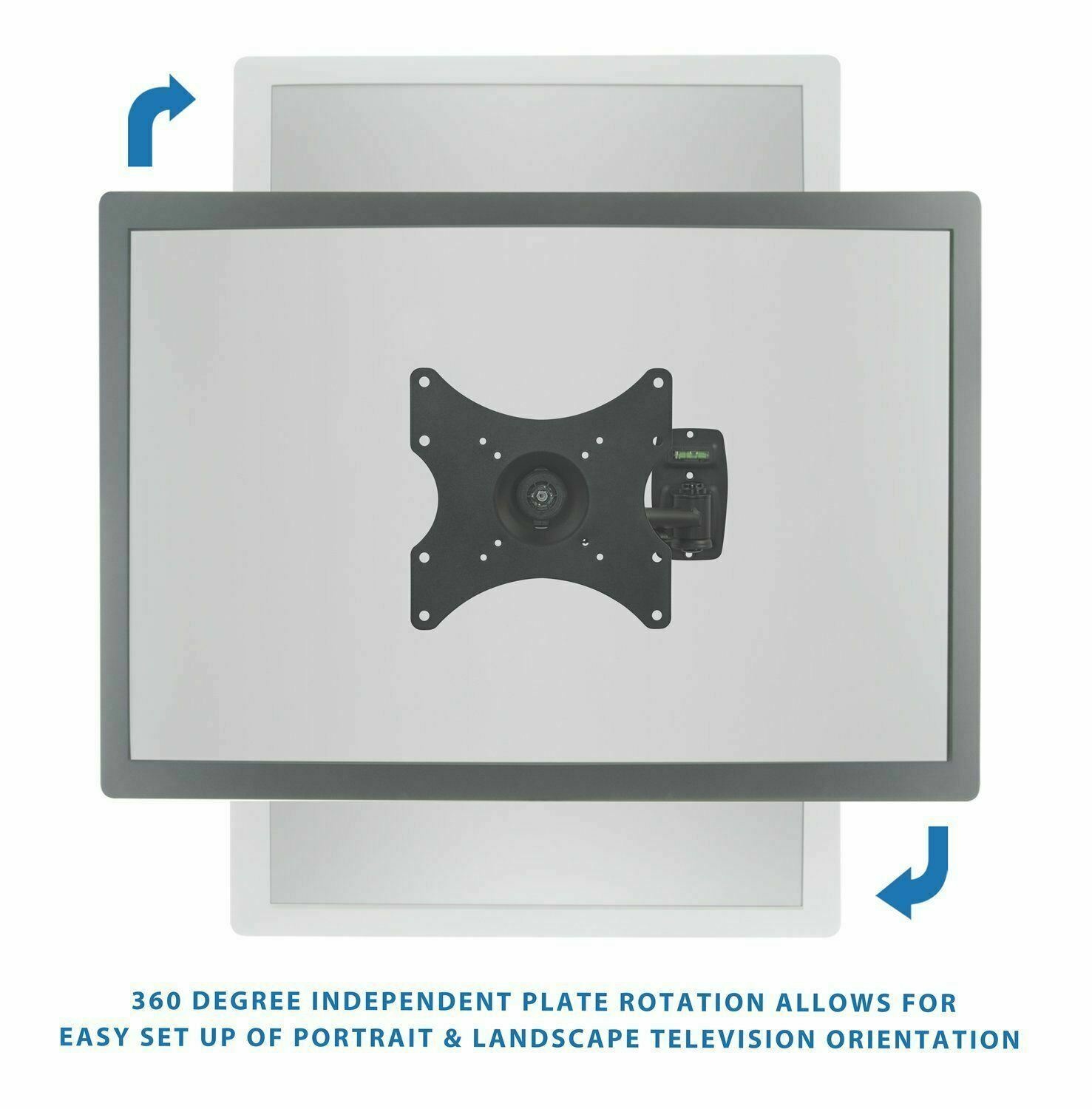 TV Wall Mount Bracket | Fits 23-42 Inch Flat Screens and Monitors