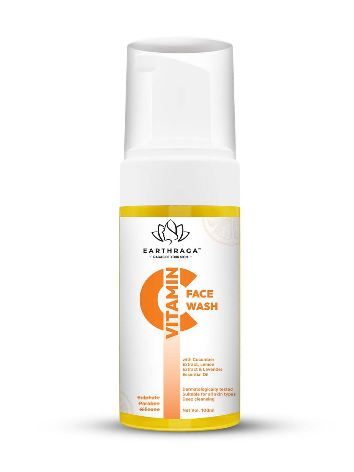 Earthraga Vitamin C Face Wash - 100 ml