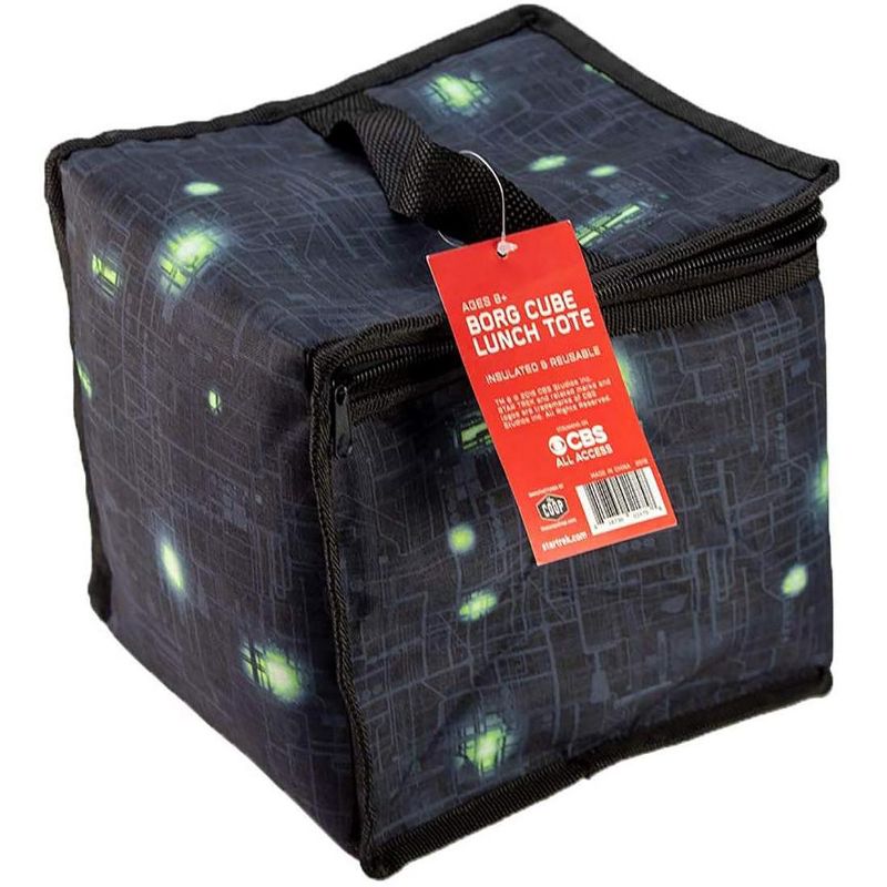 Crowded Coop, LLC Star Trek The Next Generation Borg Cube Lunch Tote
