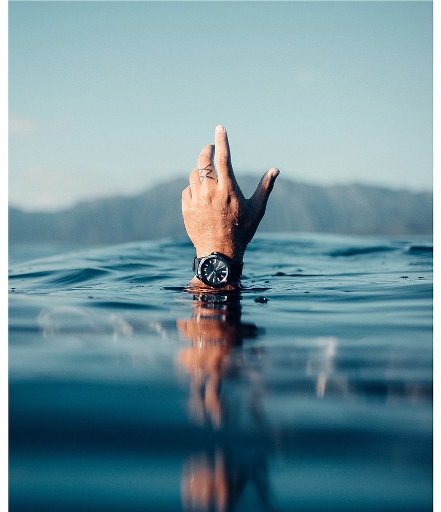 MVMT Minimal Sport Pacific Mist Blue Silicone Watch