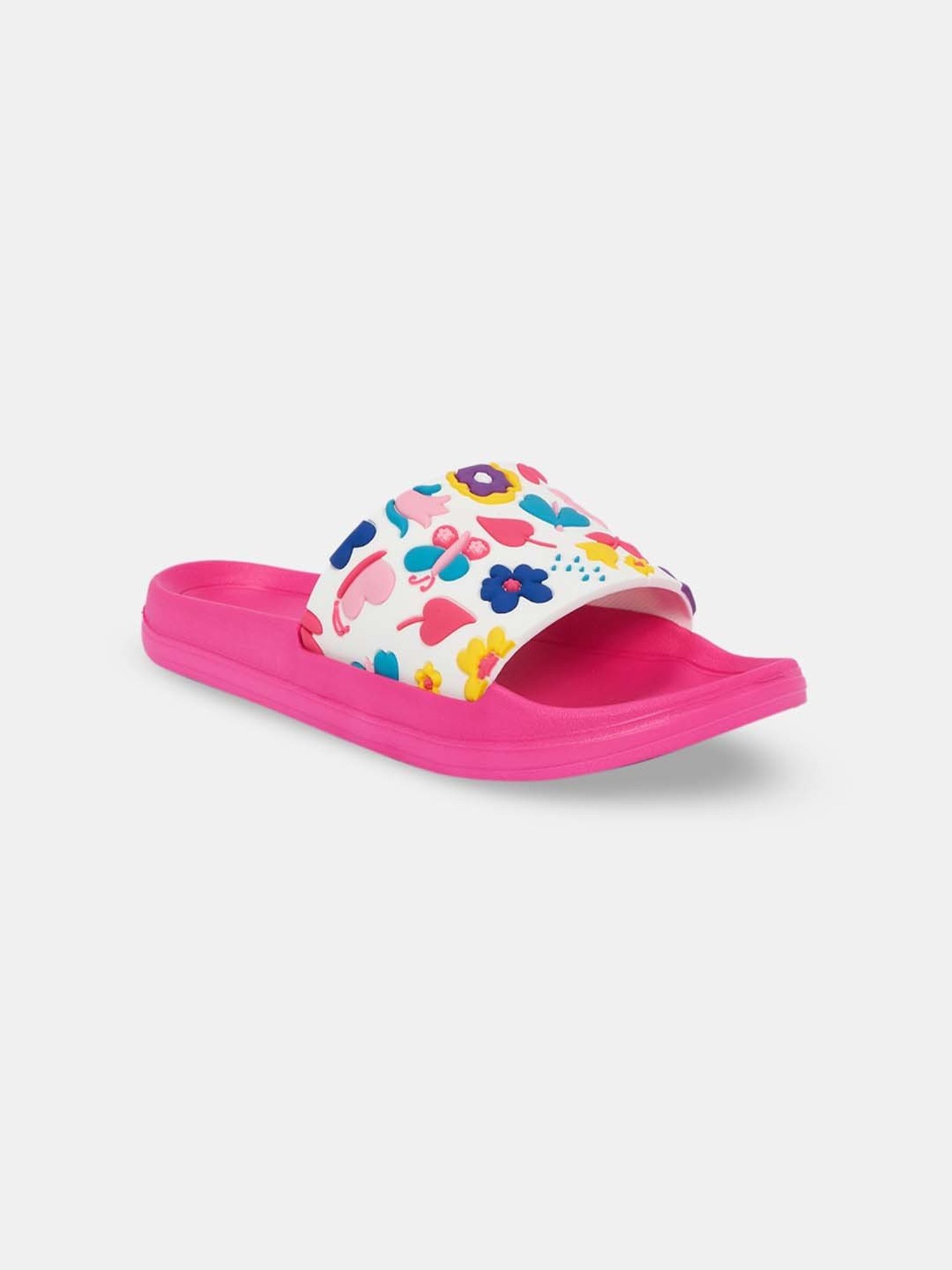 Passion Petals Kids Pink Sling Back Clogs