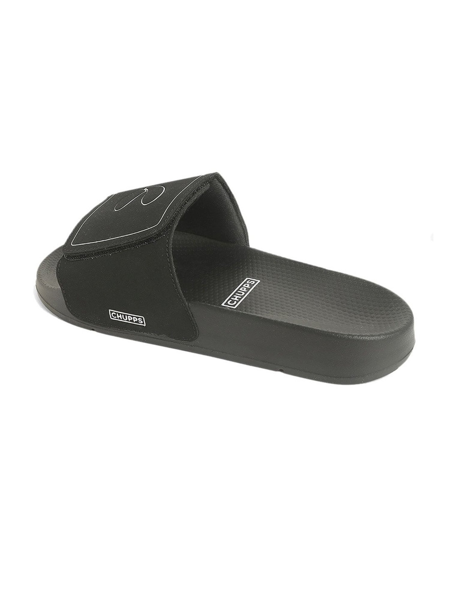 Chupps Men's Black Slides