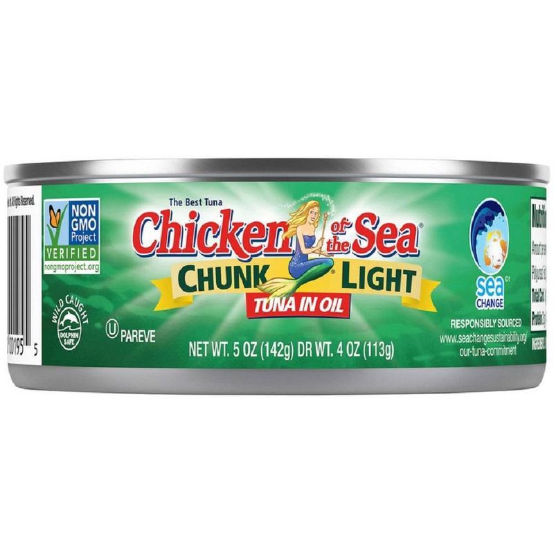 Chicken of the Sea Chunk Light Tuna in Oil - 5oz