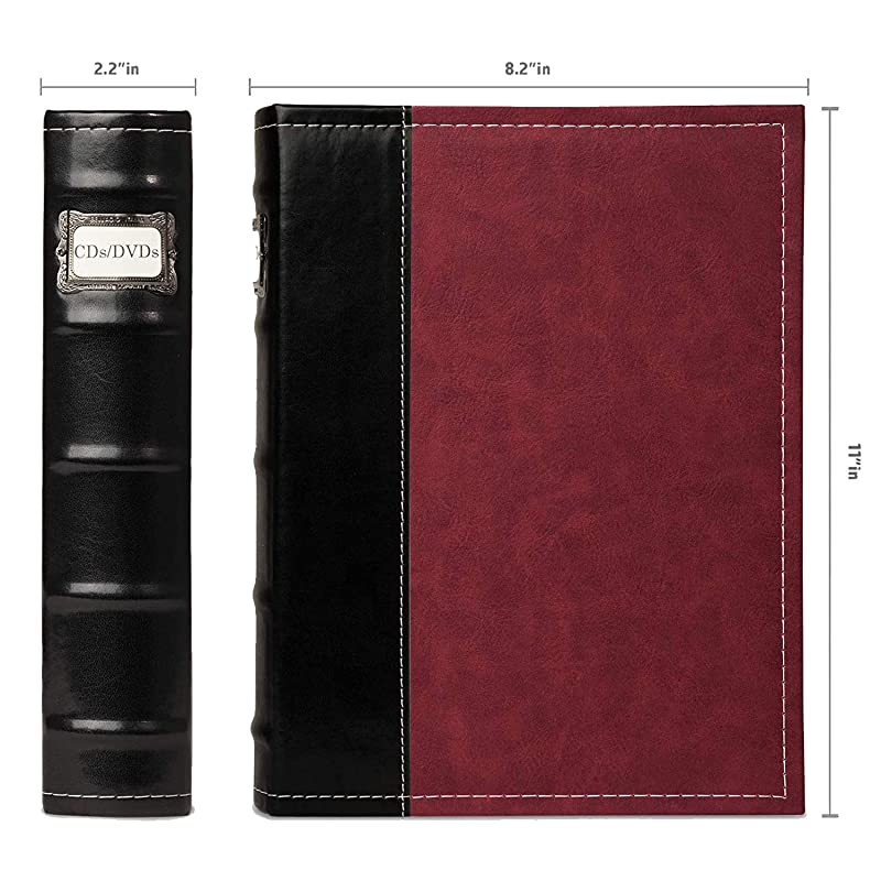 CDDVD Storage Binder Burgundy