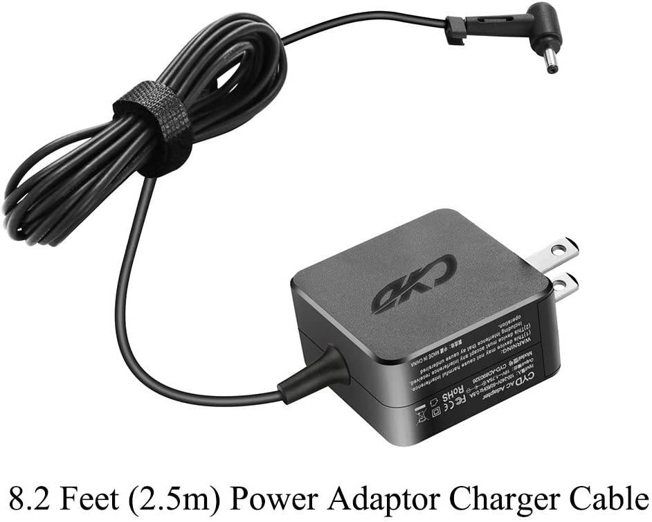 CYD 65W 19V Laptop Charger Compatible for Asus Power Supply UX360CA K556UA Q524U Q524UQ UX303UB X556UQ Q304 UX303UA UX310UA UX310UQ UX310UA-RB52 UX310U X541UA X541U X541UV Q302 Q302L Q302LA Q302U