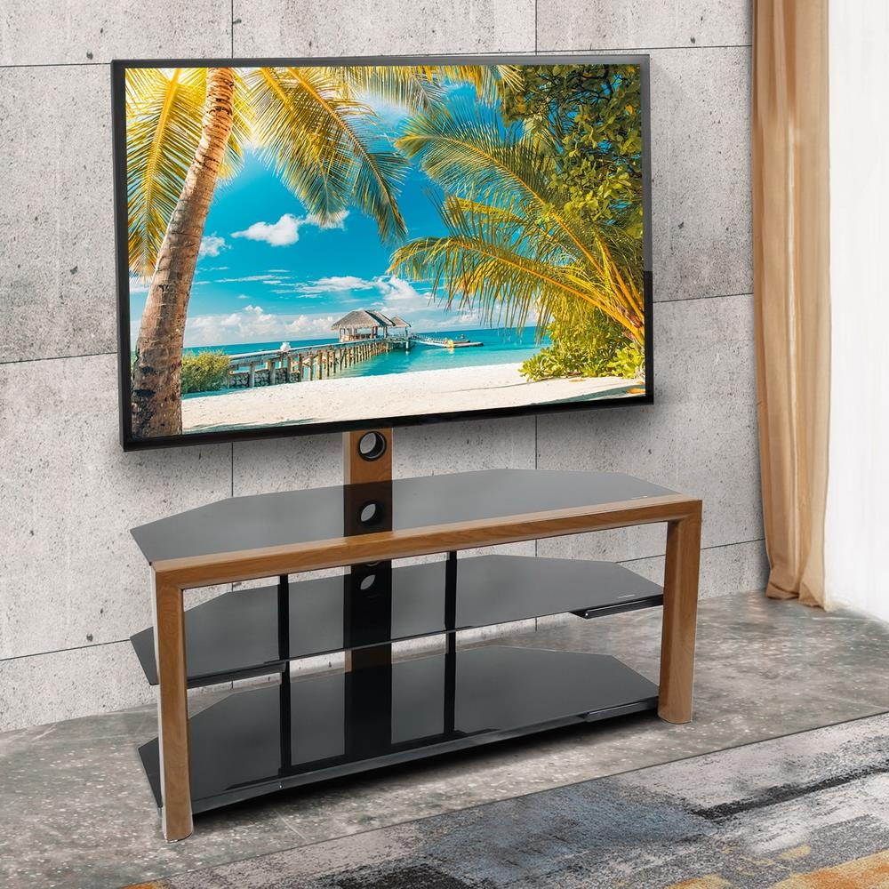 Floor TV Stand Mount for 32 to 65 inch LCD LED Screen TVs